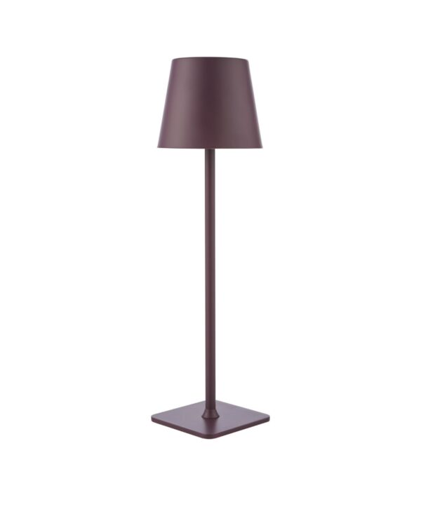 Outdoor Rechargeable Table Lamp Satin Purple